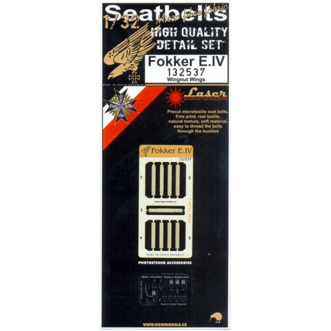 HGW Models 132537 1/32 Fokker E.IV pre-cut (laser) | Wingnut Wings