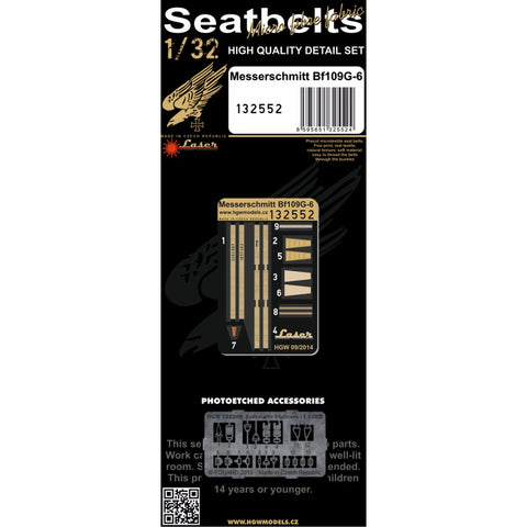 HGW Models 132552 1/32 Messerschmitt Bf 109G-6 pre-cut (laser) | Revell