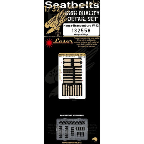 HGW Models 132558 1/32 Hansa Brandenburg W.12 pre-cut (laser) | Wingnut Wings