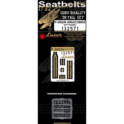 HGW Models 132571 1/32 P-39Q/N Airacobra pre-cut (laser) | Kittyhawk