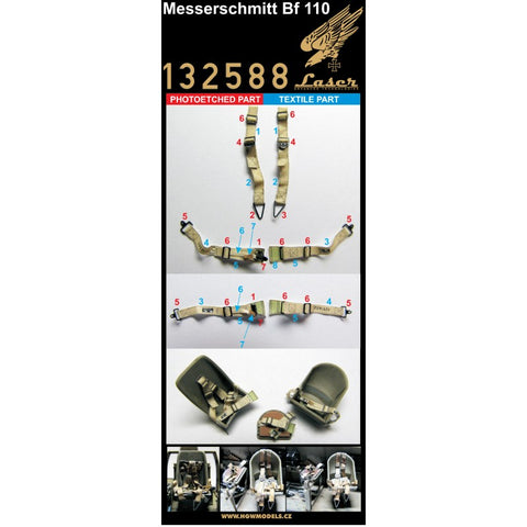 HGW Models 132588 1/32 Messerschmitt Bf 110 pre-cut (laser)