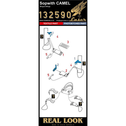 HGW Models 132590 1/32 Sopwith Camel pre-cut (laser) | Wingnut Wings