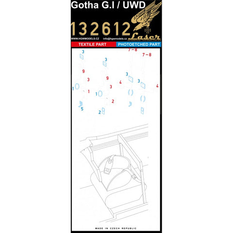 HGW Models 132612 1/32 Gotha G.I / UWD pre-cut (laser) | Wingnut Wings