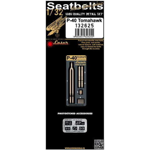 HGW Models 132625 1/32 P-40 Tomahawk pre-cut (laser)