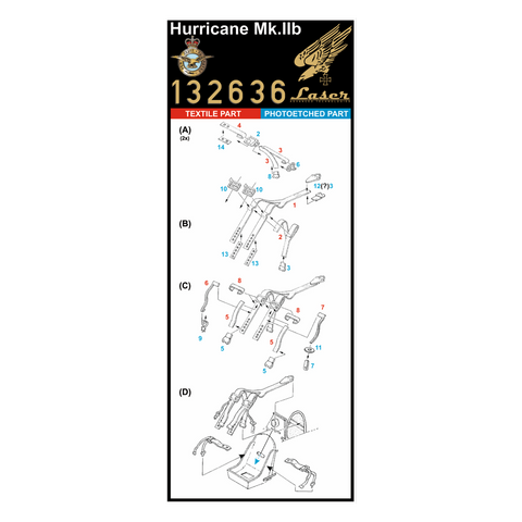 HGW Models 132636 1/32 Hawker Hurricane Mk.Iib pre-cut (laser) | Revell