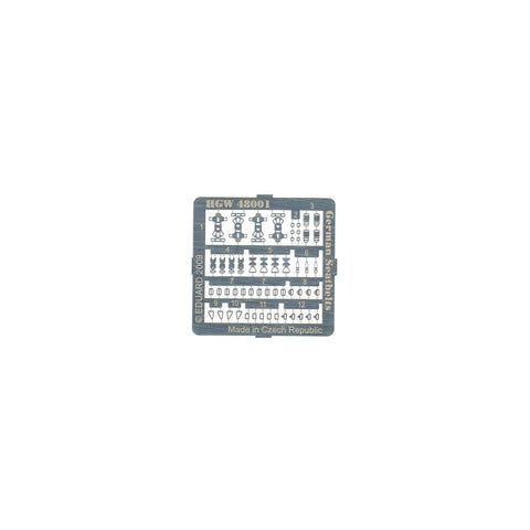HGW Models 148011 1/48 Messerschmitt Bf 109E 2 sets | Eduard