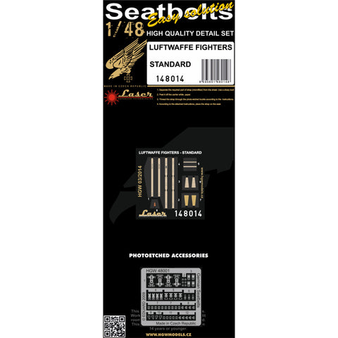 HGW Models 148014 1/48 Luftwaffe Fighters - 初期型 pre-cut (laser) | WWII era