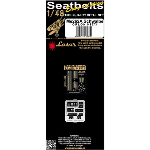 HGW Models 148573 1/48 Me262A Schwalbe (Orlon) pre-cut (laser)