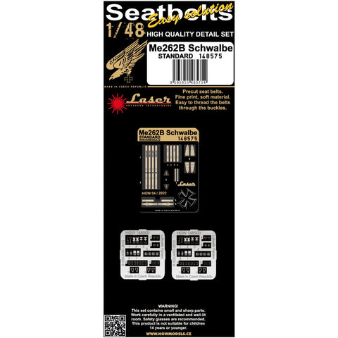 HGW Models 148575 1/48 Me262B Schwalbe (Standard) pre-cut (laser)