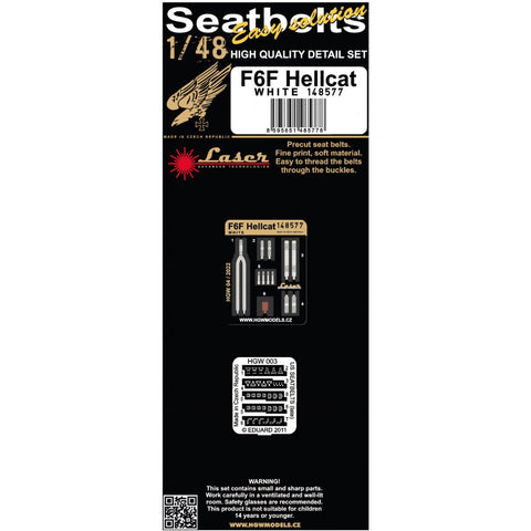 HGW Models 148577 1/48 F6F Hellcat (White) pre-cut (laser)