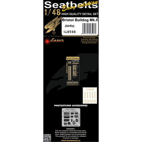 HGW Models 148596 1/48 Bristol Bulldog Mk.II pre-cut (laser) | Airfix