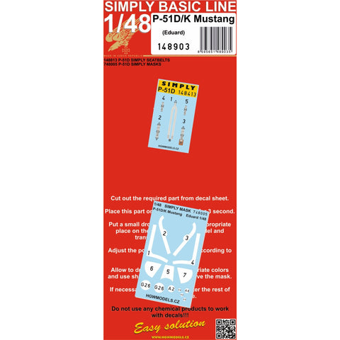 HGW 148903 1/48 Mustang P-51D/K