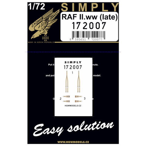 HGW 172007 1/72 RAF II.WW (LATE)
