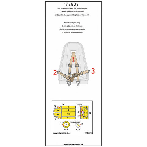 HGW 172803 1/72 Bf109E-3