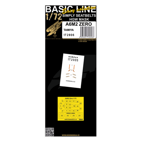 HGW 172806 1/72 A6M2 Zero