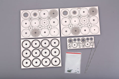 Hobby Design HD02-0192 1/12 Enzo Ferrari Brake Disc Detail-Up Set (for Tamiya)