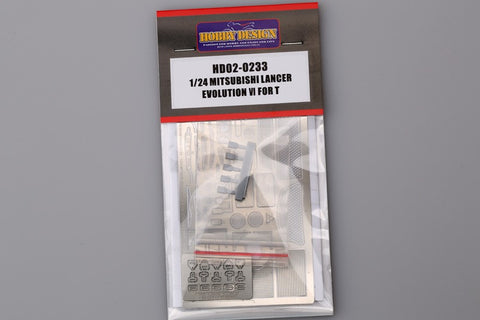 Hobby Design HD02-0233 1/24 Mitsubishi Lancer Evolution VI Detail-Up Set (for Tamiya) (Photo-etched parts + Resin)