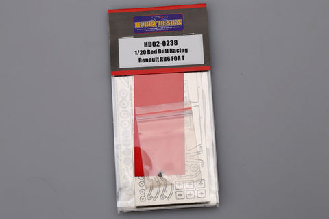 Hobby Design HD02-0238 1/20 Red Bull Racing Renault RB6 Detail-Up Set (for Tamiya) (Photo-etched parts + Resin)