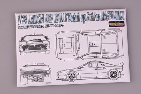Hobby Design HD02-0256 1/24 Lancia 037 Rally Detail-Up Set (for Hasegawa) (Photo-etched parts + Resin + Metal parts)