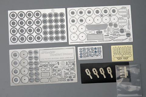 Hobby Design HD02-0270 1/24 Toyota 86 '12 GReddy & Rocket Bunny Detail-Up Set (for Aoshima) (Photo-etched parts + Resin + Metal parts)