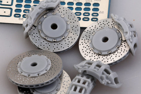 Hobby Design HD02-0271 1/24 LaFerrari Detail-Up Set (for Tamiya 24333) (Photo-etched parts + Resin)