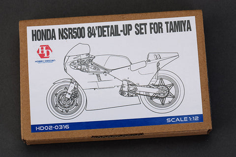 Hobby Design HD02-0316 1/12 Honda NSR500 '84 Detail-Up Set (for Tamiya) (Photo-etched parts + Metal parts + Resin)
