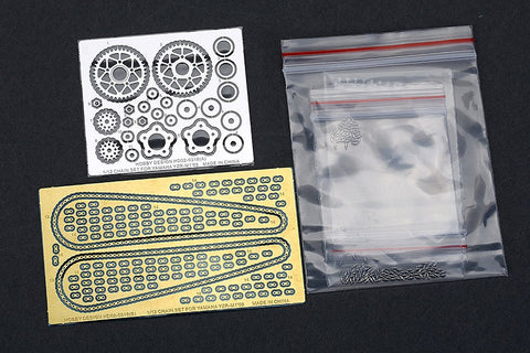 Hobby Design HD02-0318 1/12 Yamaha YZR-M1 '09 Chain Set (for Tamiya) (Photo-etched parts + Metal parts + Resin)