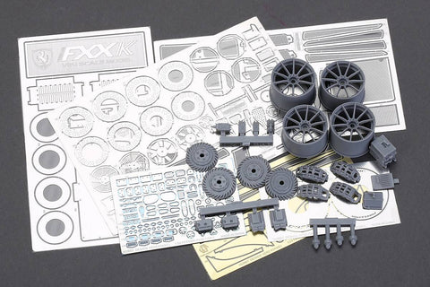 Hobby Design HD02-0343 1/24 Ferrari FXX-K Detail-Up Set (for Tamiya 24343) (Photo-etched parts + Metal parts + Resin)