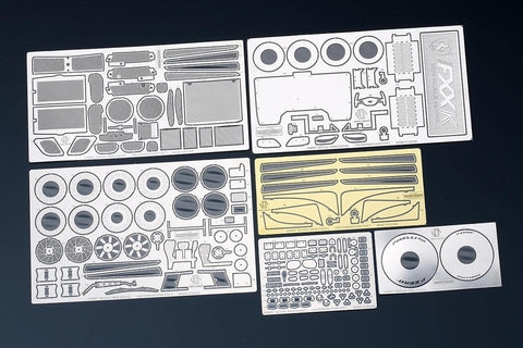 Hobby Design HD02-0343 1/24 Ferrari FXX-K Detail-Up Set (for Tamiya 24343) (Photo-etched parts + Metal parts + Resin)