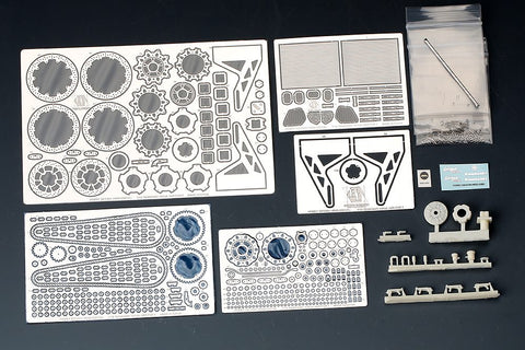 Hobby Design HD02-0351 1/12 Kawasaki Ninja H2R Detail-Up Set (for Tamiya 14131) (Photo-etched parts + Resin + Metal parts + Metal logo)
