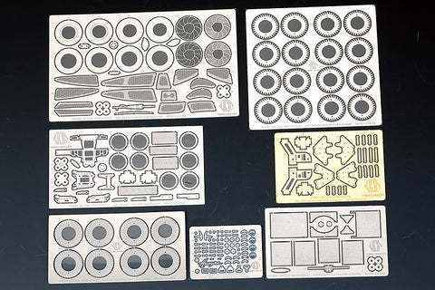 Hobby Design HD02-0352 1/24 Pagani Huayra Detail-Up Set (for Aoshima) (Photo-etched parts + Resin + Metal parts + Metal logo)