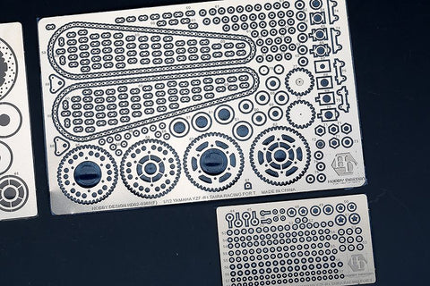 Hobby Design HD02-0360 1/12 Yamaha YZF-R1 (Taira Racing) Detail-Up Set (for Tamiya 14074) (Photo-etched parts + Metal parts)