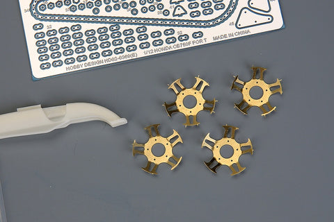 Hobby Design HD02-0369 1/12 Honda CB750F Detail-Up Set (for Tamiya 14066) (Photo-etched parts + Metal parts + Resin + Metal logos)