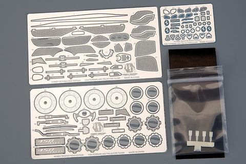 Hobby Design HD02-0370 1/24 Ferrari 458 Italia Detail-Up Set (for Fujimi) (Photo-etched parts + Resin)