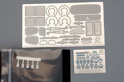 Hobby Design HD02-0382 1/24 Mitsubishi Lancer GSR Evolution III (for Hasegawa 23050) (Photo-etched parts + Resin)
