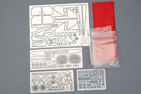 Hobby Design HD02-0394 1/24 Toyota Gazoo Racing TS050 Hybrid Detail-Up Set (for Tamiya 24349) (Photo-etched parts + Resin + Metal parts)