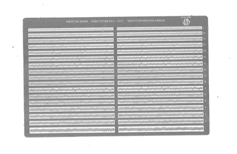 Hobby Design HD02-0395 1/12-1/24 Weld line