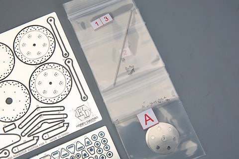 Hobby Design HD02-0400 1/12 Yamaha XV1600 Road Star Custom Detail-Up Set (for Tamiya 14135) (Photo-etched parts + Metal parts)