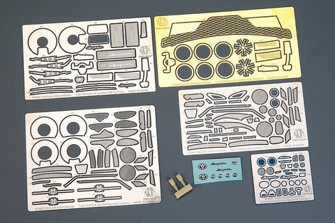 Hobby Design HD02-0402 1/24 Toyota GR Supra Detail-Up Set (for Tamiya 24351) (Photo-etched parts + Metal parts + Resin + Metal logo)