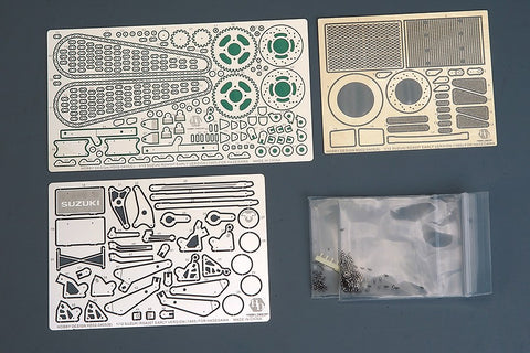 Hobby Design HD02-0405 1/12 Suzuki RG400 Gamma Early Model (1985) Detail-Up Set (for Hasegawa 21509) (Photo-etched parts + Metal parts + Resin)