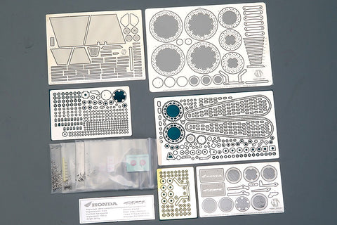 Hobby Design HD02-0408 1/12 Honda CBR1000RR-R Detail-Up Set (for Tamiya 14138) (Photo-etched parts + Metal parts + Metal logo)