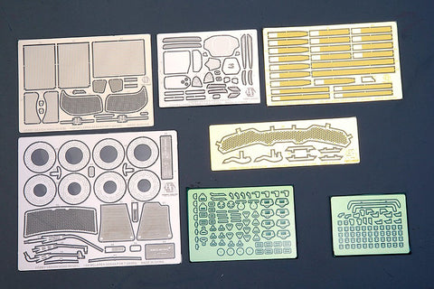 Hobby Design HD02-0412 1/24 McLaren Senna Detail-Up Set (for Tamiya 24355) (Photo-etched parts + Metal parts + Resin + Tires)
