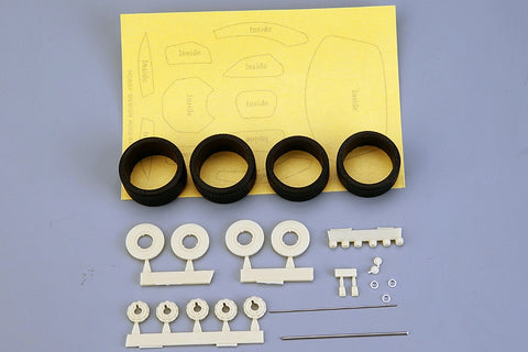 Hobby Design HD02-0412 1/24 McLaren Senna Detail-Up Set (for Tamiya 24355) (Photo-etched parts + Metal parts + Resin + Tires)