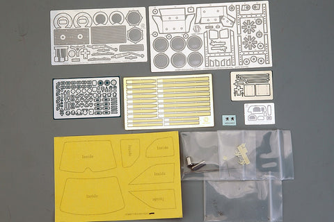 Hobby Design HD02-0417 1/24 Peugeot 306 Maxi '96 Monte Carlo Rally Detail-Up Set (for NuNu) (Photo-etched parts + Metal parts + Resin + Metal logo)