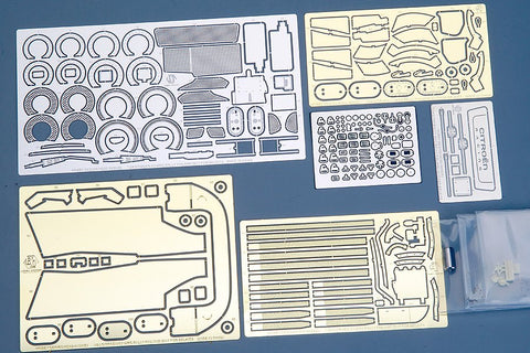 Hobby Design HD02-0430 1/24 Citroën C4 WRC Rally Finland 2007 Detail-Up Parts (for BELkits) (Photo-etched parts + Metal parts + Resin)