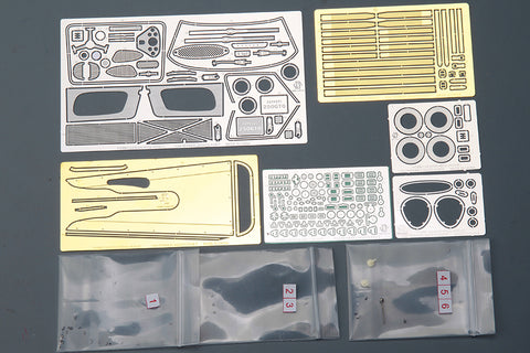 Hobby Design HD02-0435 1/24 Ferrari 250 GTO Detail-Up Set (for Fujimi 123370)