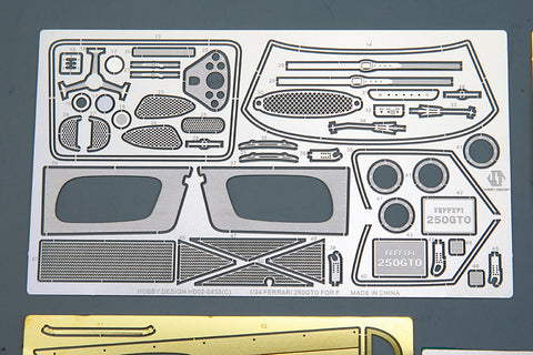 Hobby Design HD02-0435 1/24 Ferrari 250 GTO Detail-Up Set (for Fujimi 123370)