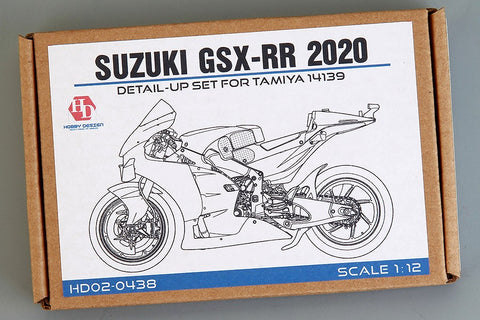 Hobby Design HD02-0438 1/12 Suzuki GSX-RR 2020 Detail-Up Set for Tamiya 14139 (Photo-etched & Metal Parts + Resin)