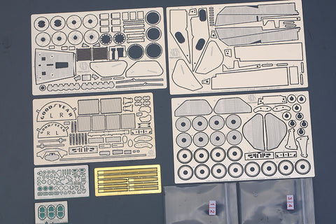 Hobby Design HD02-0443 1/20 Ferrari 312T2 Detail-Up Set (for Hasegawa 23201) (Photo-etched parts + Metal parts + Resin parts)