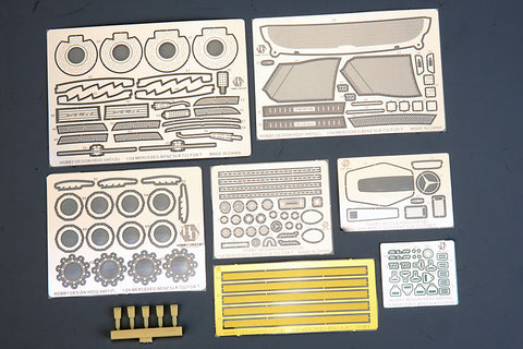 Hobby Design HD02-0451 1/24 Mercedes-Benz SLR McLaren 722 Detail-Up Set (for Tamiya 24290) (Photo-etched parts + Resin parts)